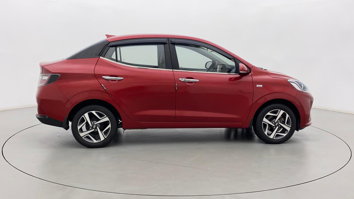 2020 Hyundai AURA SX PLUS 1.2 AMT, Petrol, Automatic, 47,765 km, Right Side View