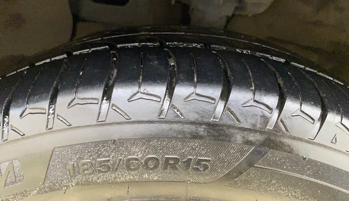 2021 Hyundai AURA SX PLUS 1.2 AMT, Petrol, Automatic, 89,864 km, Left Front Tyre Tread