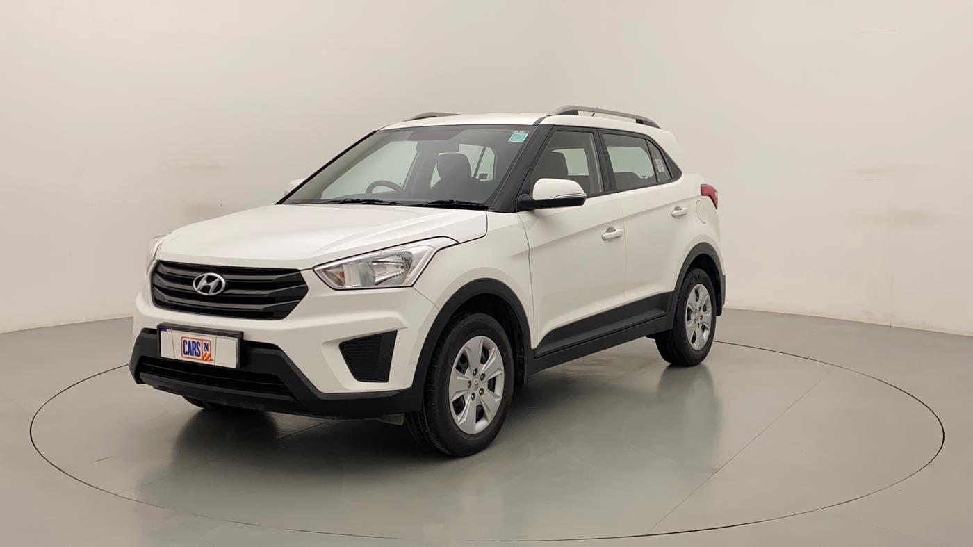2017 Hyundai Creta E PLUS 1.6 PETROL, Petrol, Manual, 48,674 km, Left Front Diagonal