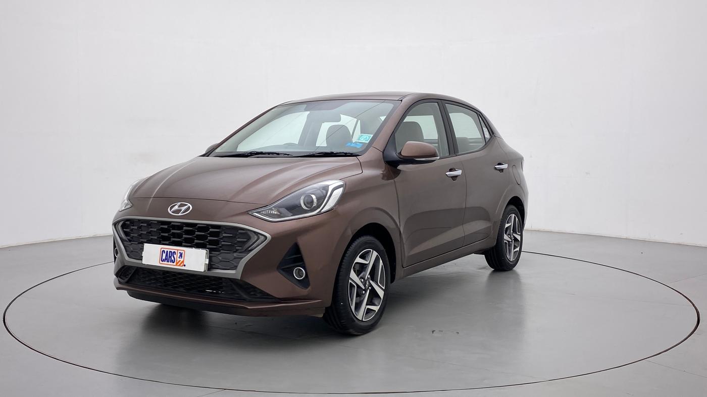 2020 Hyundai AURA SX 1.2 (O), Petrol, Manual, 30,559 km, Left Front Diagonal