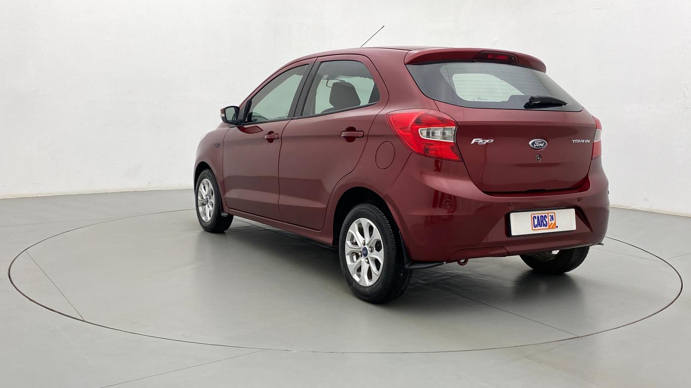 2017 Ford New Figo 1.2 TITANIUM, Petrol, Manual, 31,105 km, Left Back Diagonal (45- Degree) View