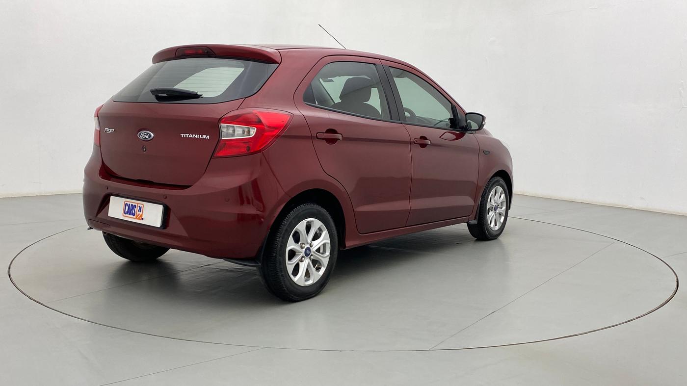 2017 Ford New Figo 1.2 TITANIUM, Petrol, Manual, 31,105 km, Right Back Diagonal (45- Degree) View