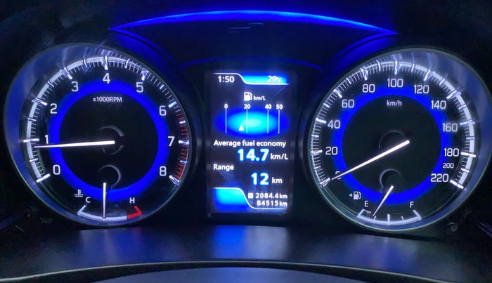 2018 Maruti Baleno ALPHA PETROL 1.2, Petrol, Manual, 84,514 km, Odometer Image