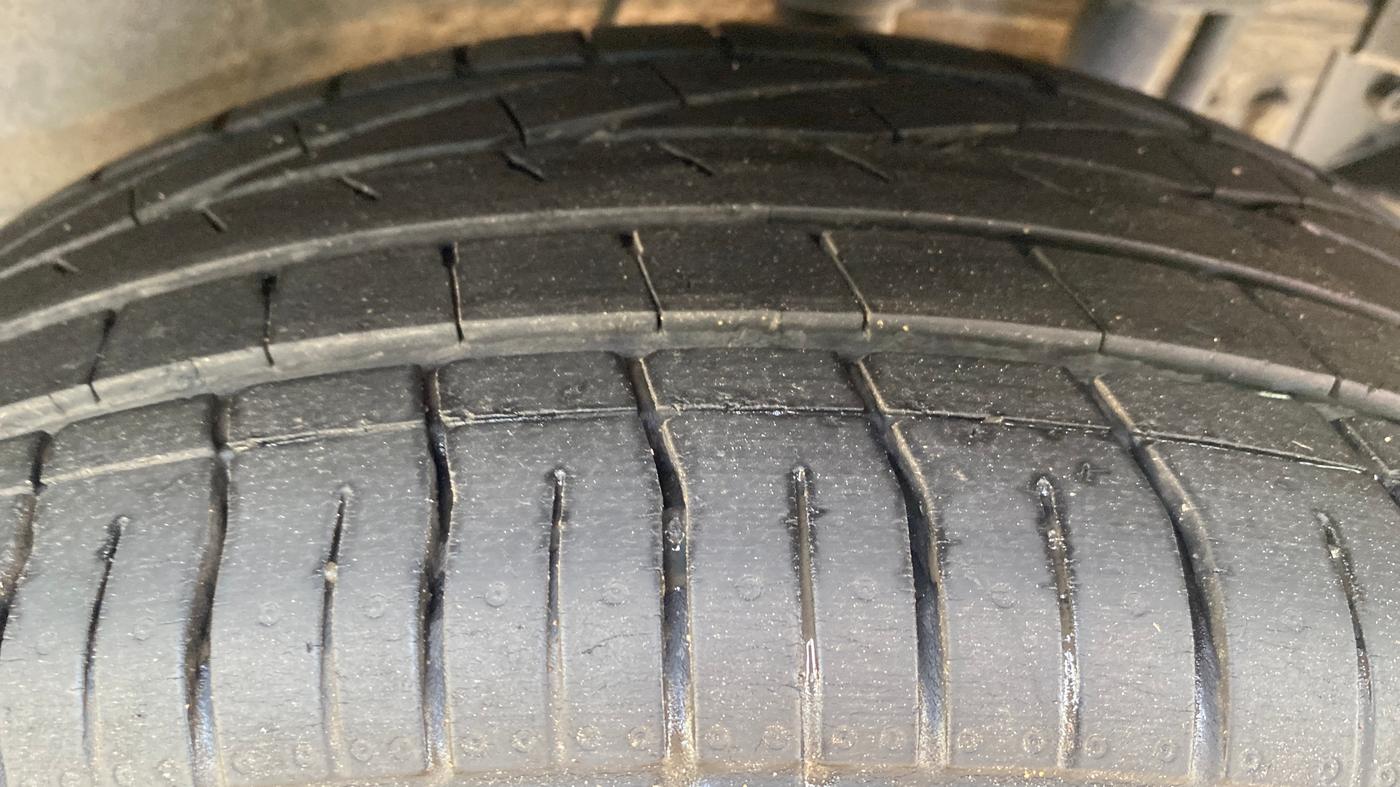 2021 Tata NEXON XZA PLUS (O) PETROL, Petrol, Automatic, 44,750 km, Left Rear Tyre Tread