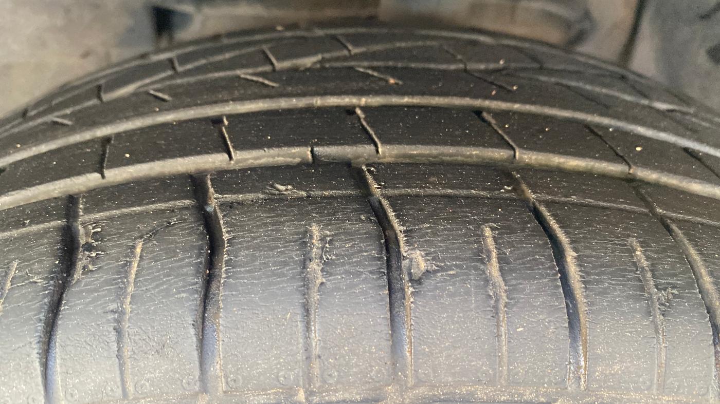 2021 Tata NEXON XZA PLUS (O) PETROL, Petrol, Automatic, 44,750 km, Left Front Tyre Tread
