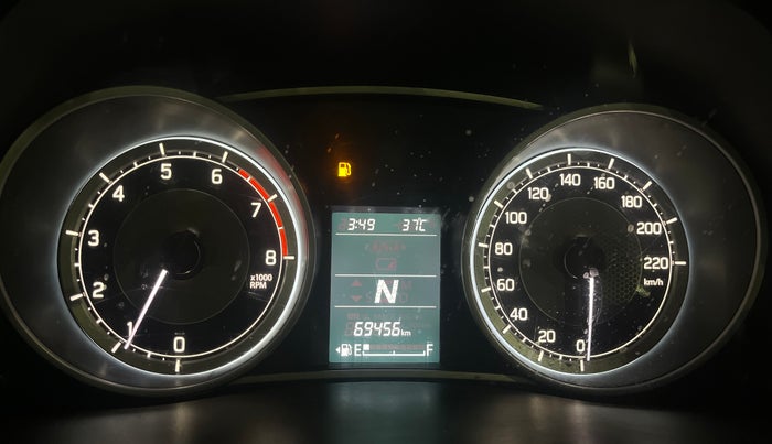 2022 Maruti Dzire VXI AMT, Petrol, Automatic, 69,440 km, Odometer Image