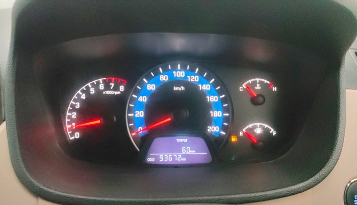 2015 Hyundai Xcent SX 1.2 (O), Petrol, Manual, 93,667 km, Odometer Image