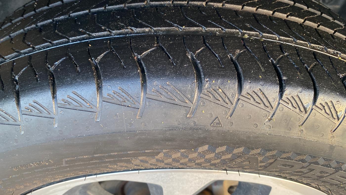 2024 Maruti Grand Vitara DELTA CNG, CNG, Manual, 55,048 km, Right Front Tyre Tread