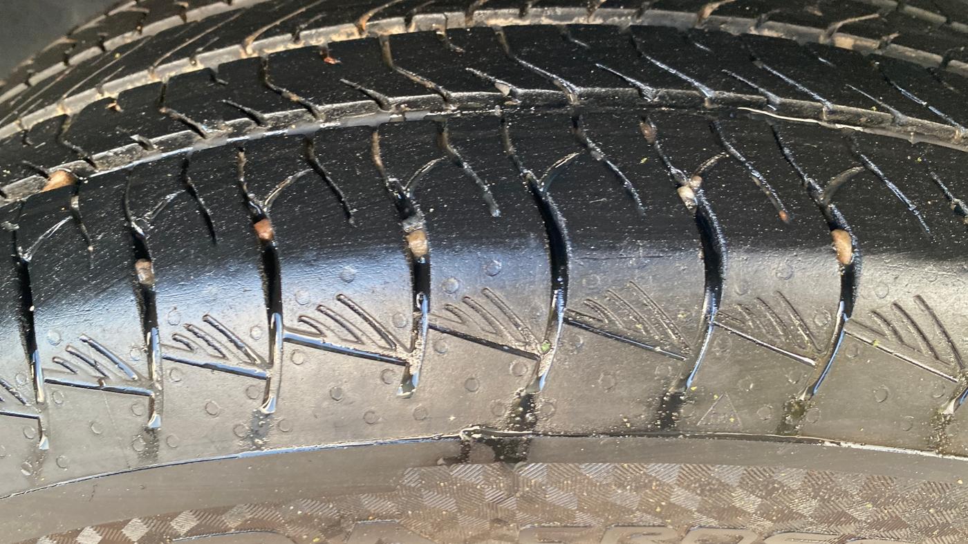 2024 Maruti Grand Vitara DELTA CNG, CNG, Manual, 55,048 km, Left Rear Tyre Tread