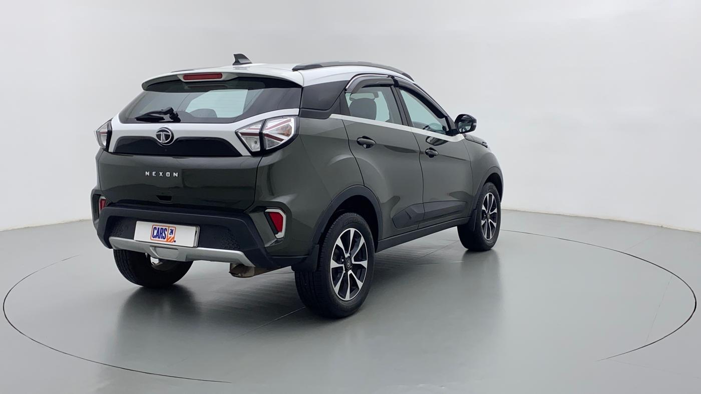 2020 Tata NEXON XZA+ (O) 1.2 RTN, Petrol, Automatic, 12,119 km, Right Back Diagonal