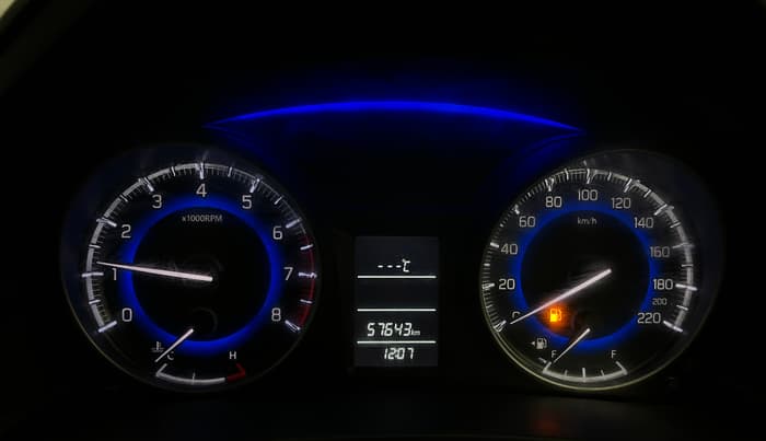 2021 Maruti Baleno DELTA PETROL 1.2, Petrol, Manual, 57,620 km, Odometer Image