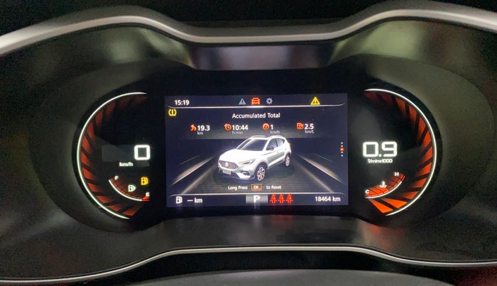 2023 MG ASTOR SAVVY 1.5 CVT S RED, Petrol, Automatic, 18,463 km, Odometer Image