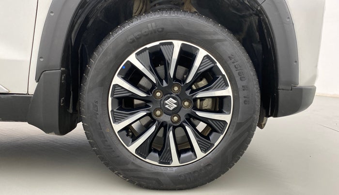 2020 Maruti Vitara Brezza ZXI+ AT SHVS DUAL TONE, Petrol, Automatic, 30,051 km, Right Front Wheel