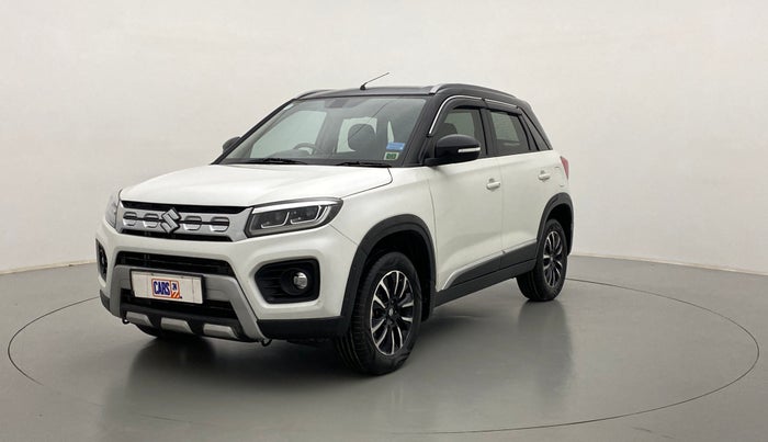2020 Maruti Vitara Brezza ZXI+ AT SHVS DUAL TONE, Petrol, Automatic, 30,051 km, Left Front Diagonal