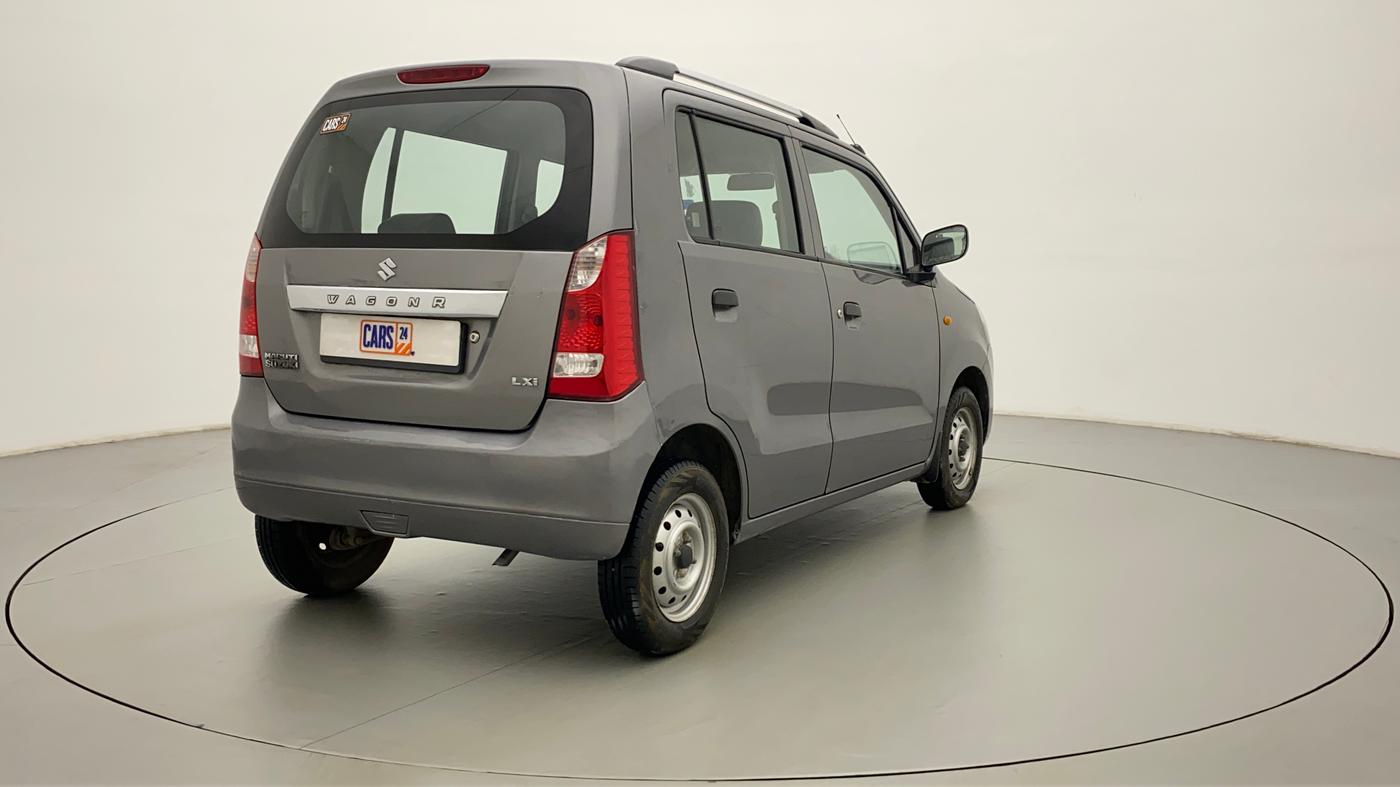2012 Maruti Wagon R 1.0 LXI, Petrol, Manual, 67,164 km, Right Back Diagonal