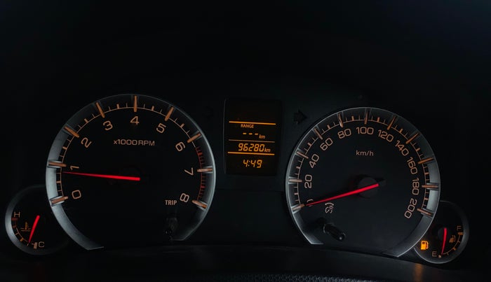 2017 Maruti Swift VXI, Petrol, Manual, 96,277 km, Odometer Image