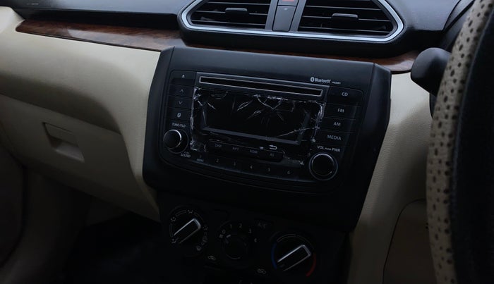 2017 Maruti Dzire VXI, Petrol, Manual, 12,360 km, Infotainment system - Display is damaged