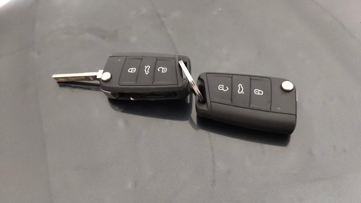 2021 Skoda KUSHAQ AMBITION 1.0L TSI AT, Petrol, Automatic, 30,889 km, Key Close Up
