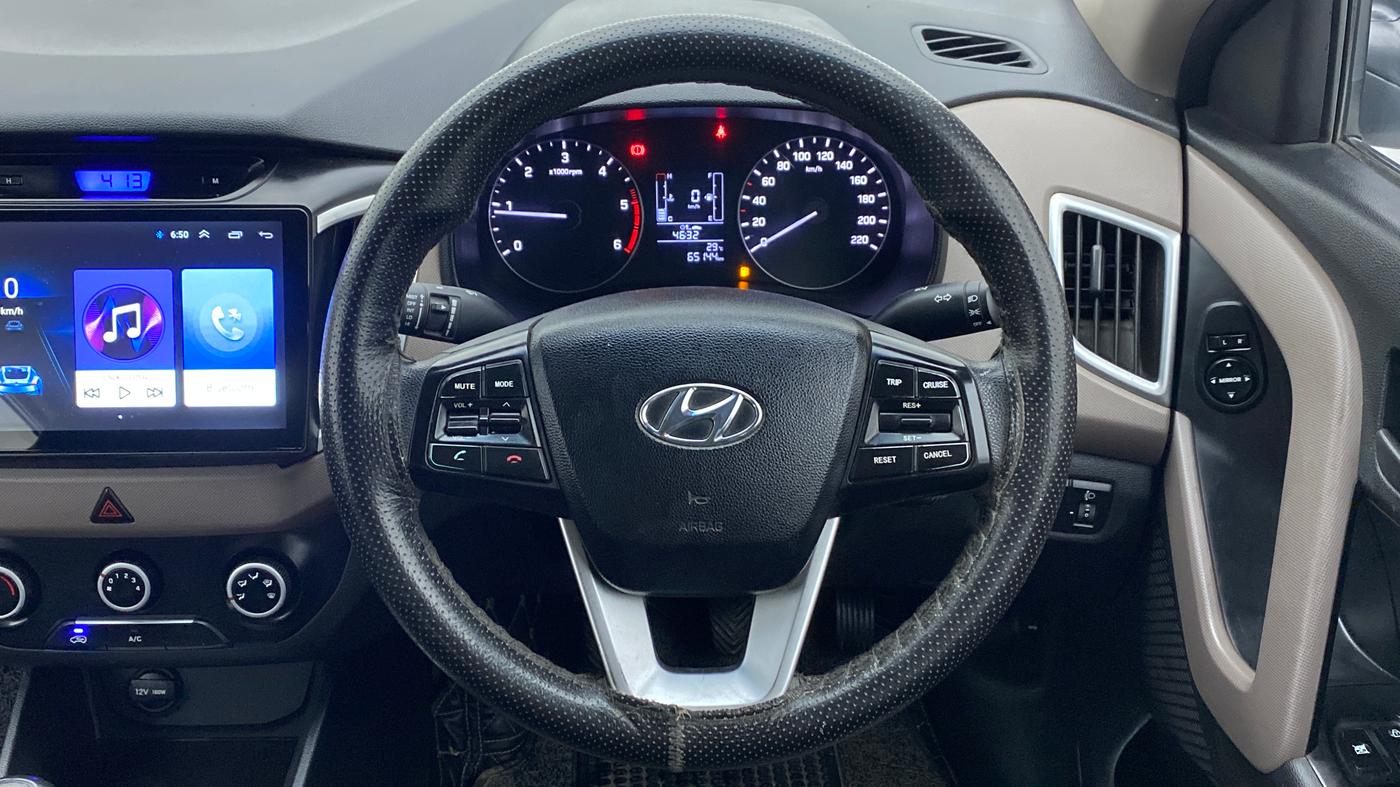 2019 Hyundai Creta 1.4 E PLUS CRDI, Diesel, Manual, 65,257 km, Steering Wheel Close Up