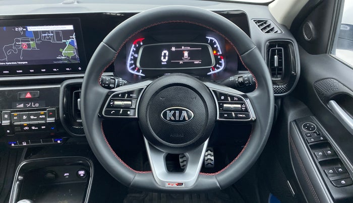 2021 KIA SONET GTX + 1.0 IMT, Petrol, Manual, 13,697 km, Steering Wheel Close Up