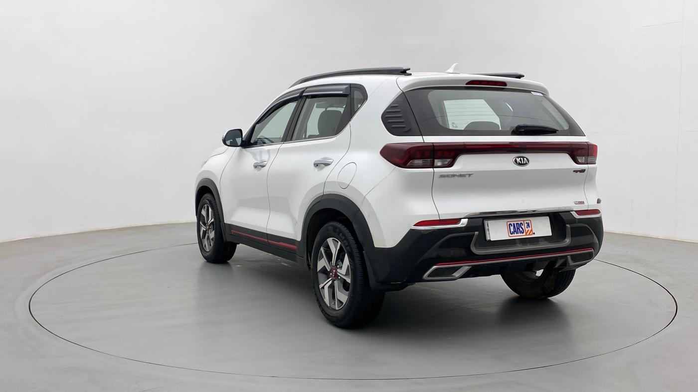 2021 KIA SONET GTX + 1.0 IMT, Petrol, Manual, 13,697 km, Left Back Diagonal