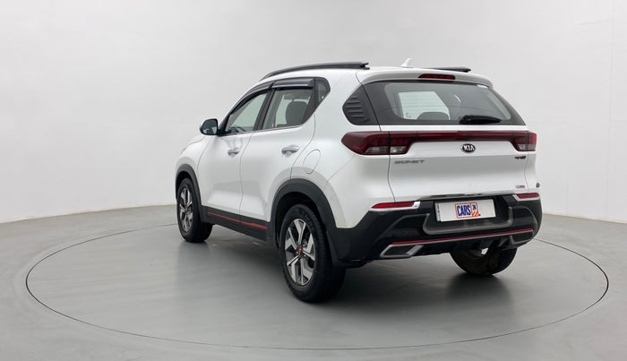 2021 KIA SONET GTX + 1.0 IMT, Petrol, Manual, 13,697 km, Left Back Diagonal