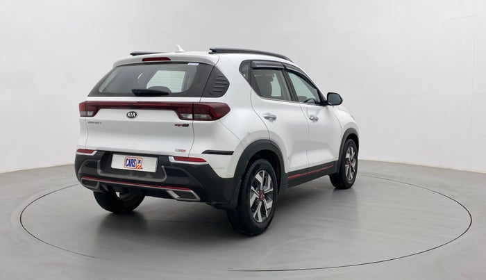 2021 KIA SONET GTX + 1.0 IMT, Petrol, Manual, 13,697 km, Right Back Diagonal