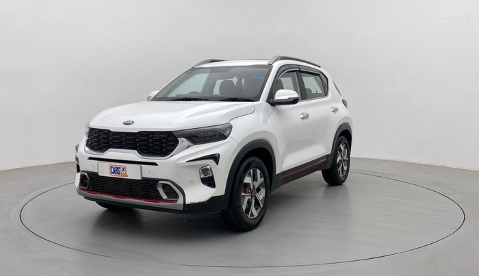 2021 KIA SONET GTX + 1.0 IMT, Petrol, Manual, 13,697 km, Left Front Diagonal