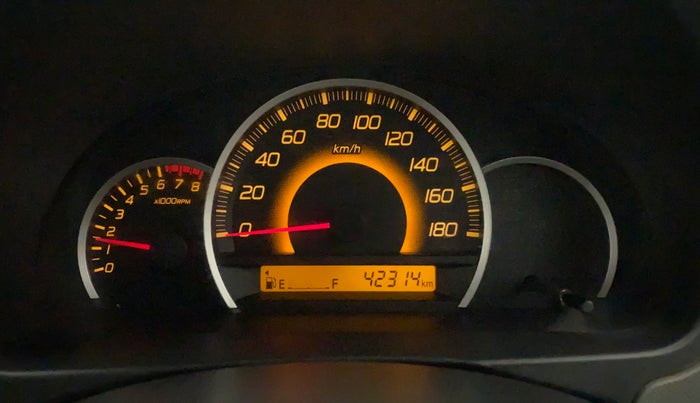 2012 Maruti Wagon R 1.0 VXI, Petrol, Manual, 43,540 km, Odometer Image