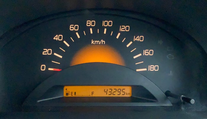 2011 Maruti Wagon R 1.0 LXI, Petrol, Manual, 43,295 km, Odometer Image