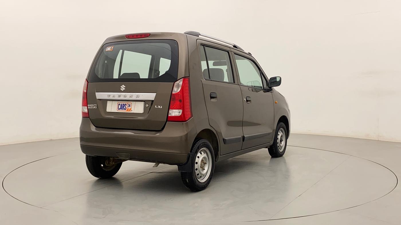 2011 Maruti Wagon R 1.0 LXI, Petrol, Manual, 43,295 km, Right Back Diagonal