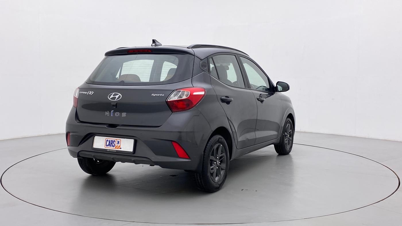 2020 Hyundai GRAND I10 NIOS SPORTZ PETROL, Petrol, Manual, 30,473 km, Right Back Diagonal