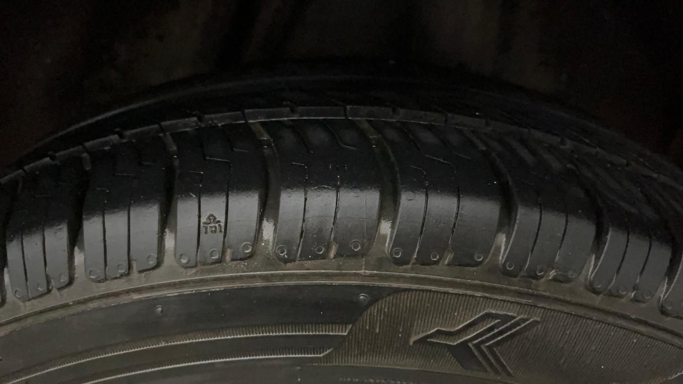 2014 Honda City 1.5L I-VTEC SV, CNG, Manual, 66,564 km, Left Rear Tyre Tread