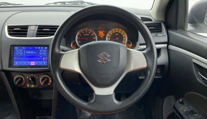2012 Maruti Swift VXI, Petrol, Manual, 61,377 km, Steering Wheel Close Up