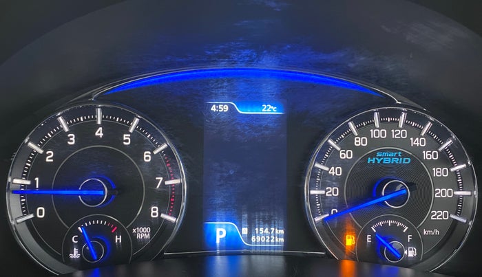 2019 Maruti Ciaz DELTA AT 1.5 SHVS PETROL, Petrol, Automatic, 69,022 km, Odometer Image