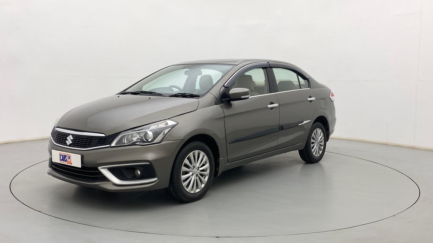 2019 Maruti Ciaz DELTA AT 1.5 SHVS PETROL, Petrol, Automatic, 69,022 km, Left Front Diagonal