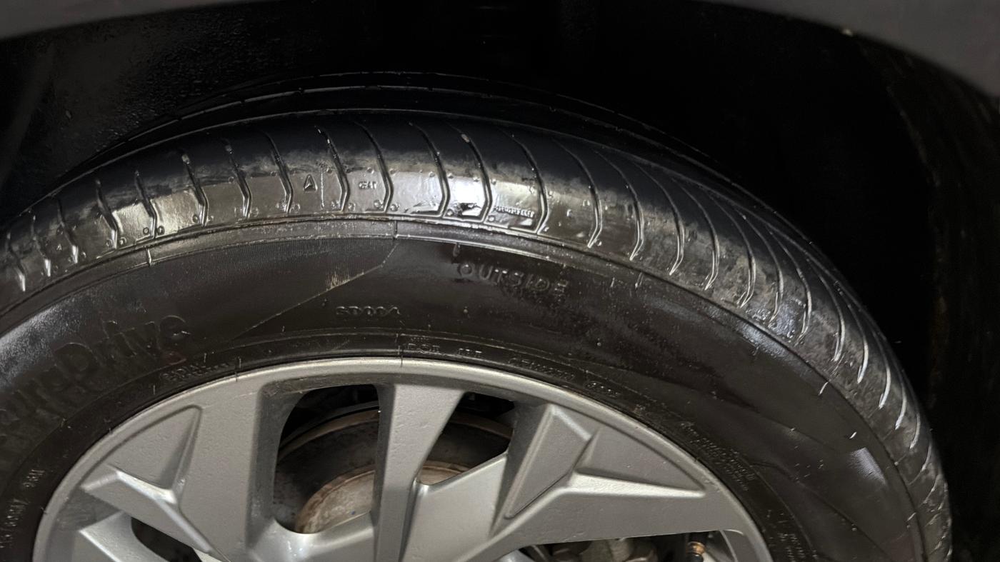 2020 Hyundai Creta SX (O) 1.4 TURBO DCT, Petrol, Automatic, 49,032 km, Left Rear Tyre Tread