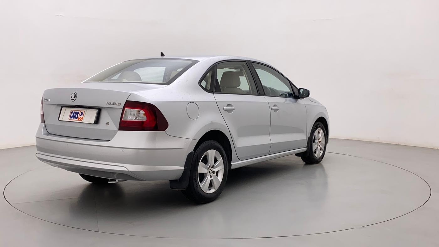 2021 Skoda Rapid 1.0 AMBITION TSI MT, Petrol, Manual, 53,234 km, Right Back Diagonal