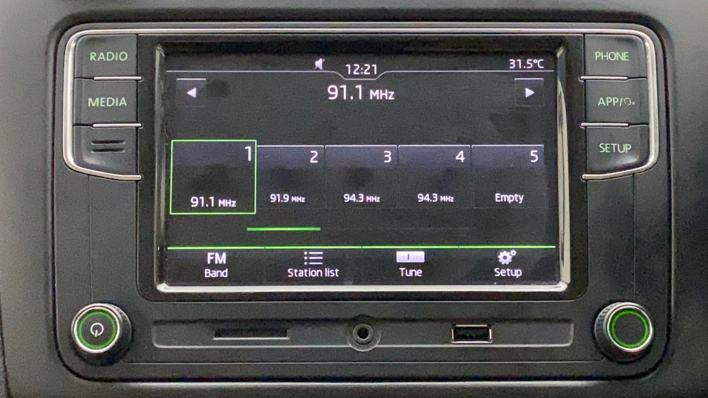 2021 Skoda Rapid 1.0 AMBITION TSI MT, Petrol, Manual, 53,234 km, Infotainment System