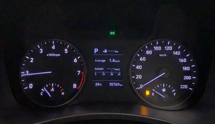 2018 Hyundai Verna 1.6 VTVT SX (O) AT, Petrol, Automatic, 36,454 km, Odometer Image