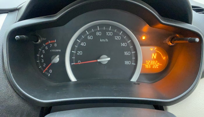 2015 Maruti Celerio VXI AMT, Petrol, Automatic, 72,338 km, Odometer Image
