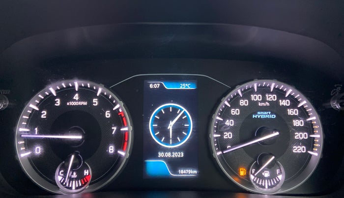 2022 Maruti BREZZA ZXI SMART HYBRID DUAL TONE, Petrol, Manual, 18,793 km, Odometer Image