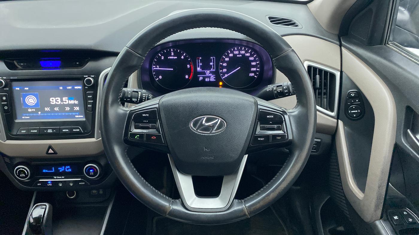 2017 Hyundai Creta 1.6 CRDI SX PLUS AUTO, Diesel, Automatic, 83,130 km, Steering Wheel Close Up