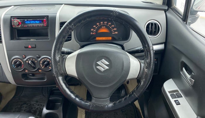 2012 Maruti Wagon R 1.0 LXI, Petrol, Manual, 22,820 km, Steering Wheel Close Up