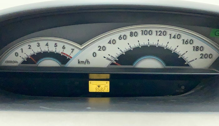 2011 Toyota Etios VX, Petrol, Manual, 95,974 km, Odometer Image