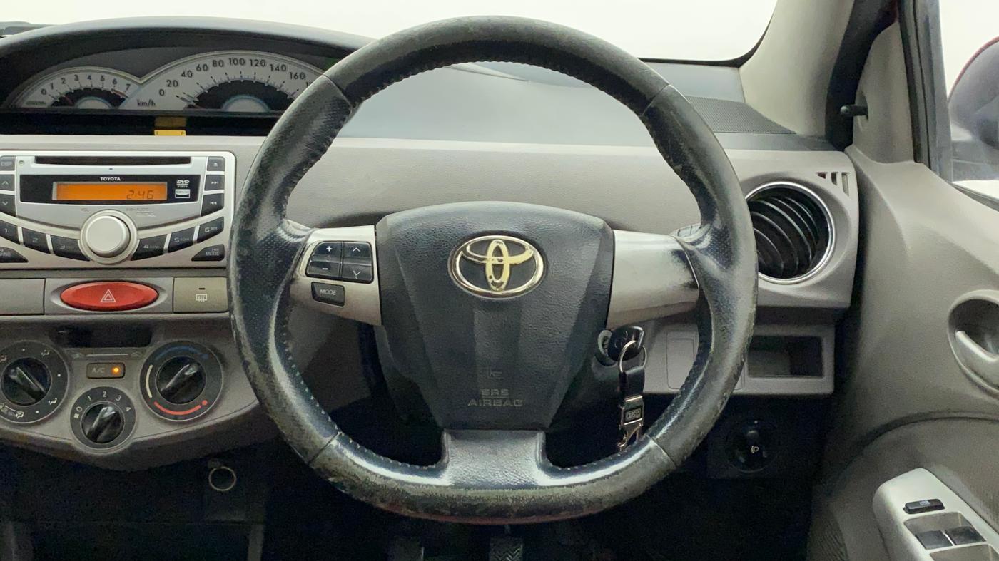 2011 Toyota Etios VX, Petrol, Manual, 95,974 km, Steering Wheel Close Up