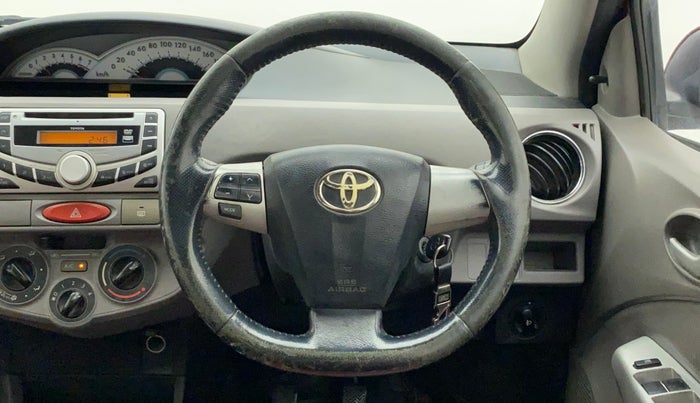 2011 Toyota Etios VX, Petrol, Manual, 95,974 km, Steering Wheel Close Up