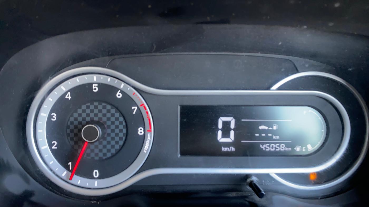 2022 Hyundai AURA SX 1.2, Petrol, Manual, 45,075 km, Odometer Image
