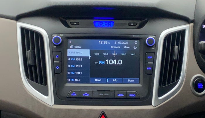 2019 Hyundai Creta SX AT 1.6 PETROL, Petrol, Automatic, 39,391 km, Infotainment System