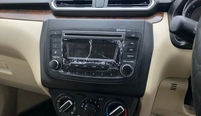 2017 Maruti Dzire VXI, Petrol, Manual, 68,979 km, Infotainment system - Display is damaged